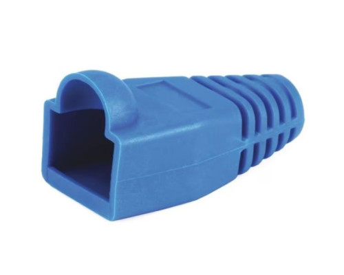 West Penn 32-1900BK-25 Boots for Modular plugs Cat5E and Cat6 UTP, Blue, 25 Pcs