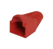 West Penn 32-1900BK-25 Boots for Modular plugs Cat5E and Cat6 UTP, Red, 25 Pcs