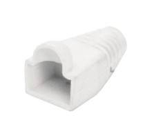 West Penn 32-1900BK-25 Boots for Modular plugs Cat5E and Cat6 UTP, White, 25 Pcs