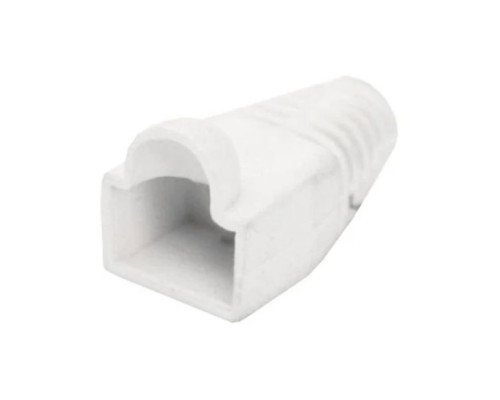 West Penn 32-1900BK-25 Boots for Modular plugs Cat5E and Cat6 UTP, White, 25 Pcs