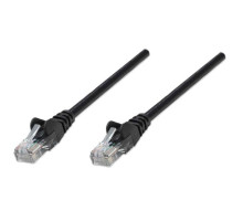 Intellinet 320740 IEC-C5-BK-3 Network Cable, Cat5e, UTP, 100% Copper, RJ45 Male / RJ45 Male, 1.0 m (3 ft.), Black