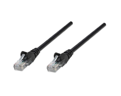 Intellinet 320764 IEC-C5-BK-10 Network Cable, Cat5e, UTP, 100% Copper, RJ45 Male / RJ45 Male, 3.0 m (10 ft.), Black