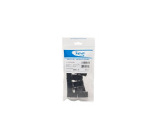 ICC IC107C6TBK Category 6 Coupler Module, Black, 10 Pack