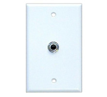 Alpha SF001JC 1 Gang Wall Plate + Phono Jack