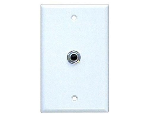 Alpha SF001JC 1 Gang Wall Plate + Phono Jack