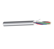 West Penn 3281GY0500 7 Conductor 18 AWG Shielded CMR Cable, 500', Gray