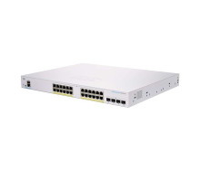 Pelco CBS350-24FP-4G-EU 28-port Gigabit Managed Switch (24 PoE+ budget 370W; 4 Gigabit SFP) - EU