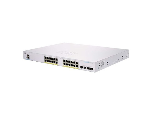 Pelco CBS350-24FP-4G-EU 28-port Gigabit Managed Switch (24 PoE+ budget 370W; 4 Gigabit SFP) - EU