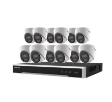 Hikvision EKI-K164T412C 4 Megapixel 16 Channel ColorVu IP Kit