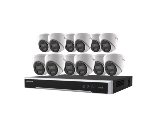 Hikvision EKI-K164T412C 4 Megapixel 16 Channel ColorVu IP Kit