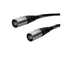 West Penn CN-SC6ETTAC-5 Category 6 Ultra Rugged Shielded Cable with Tactical EtherCon Connections, 5 Feet