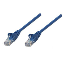 Intellinet 338400 IEC-C5-BL-5 Network Cable, Cat5e, UTP, 100% Copper, RJ45 Male / RJ45 Male, 1.5 m (5 ft.), Blue