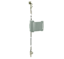 Adams Rite 4781-041-US26D Two-Point Deadlatch with Paddle and Standard Rod in Satin Chrome