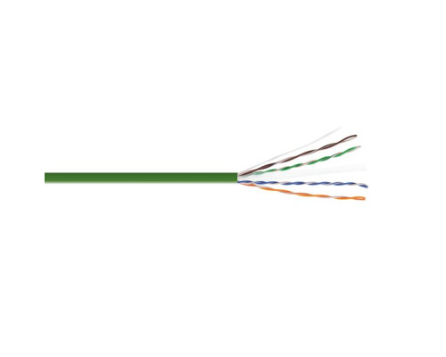 Kramer BCLS-21GR-3 CAT 6 U/UTP 23AWG 600MHz Bulk Cable, 1000 Feet, Green