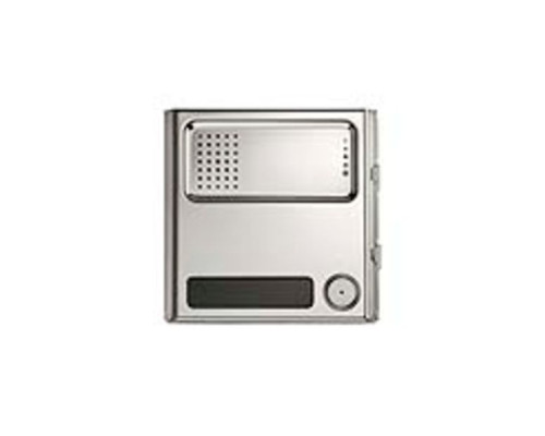 Urmet 1158-21 Front Panel for Outdoor Station, 1 Button, Sinthesi Steel