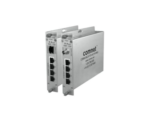 Comnet CLFE4+1SMSC 4 Port 10/100 Mbps Ethernet Self-Managed Switch