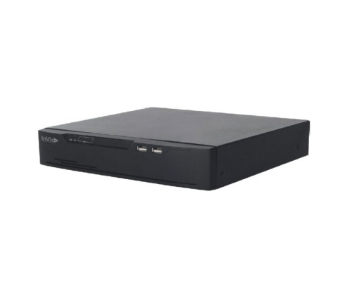 InVid SN1A-4X4-2TB 4 Channel NVR with 16 Plug and Play Ports, Body Temperature Detection & Facial Recognition, 2TB