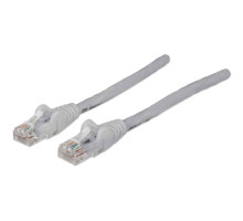 Intellinet 345606 IEC-C5-GRY-1 Network Cable, Cat5e, UTP, 100% Copper, RJ45 Male / RJ45 Male, 0.3 m (1 ft.), Gray