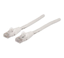 Intellinet 347181 IEC-C5-WT-1 Network Cable, Cat5e, UTP, 100% Copper, RJ45 Male / RJ45 Male, 0.3 m (1 ft.), White