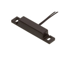 Nascom N35WGB-SWSD Stick on SPDT Switch, Breakoff End Mounting Flange, Center Wire Leads, Brown