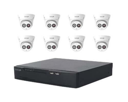 8 SEC-P8TXIR28NH 8 Megapixel Cameras with a free SN1A-8X8-2TB DVR