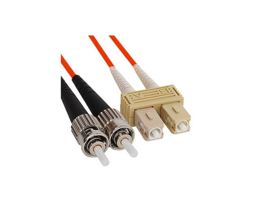 ICC ICFOJ9C310 SC to ST 10M Multimode Duplex Fiber Optic Jumper