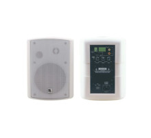 Kramer TAVOR-5-O-PAIR-WHITE-US 5.25 Inch, On–Wall 2 Way Powered Speakers