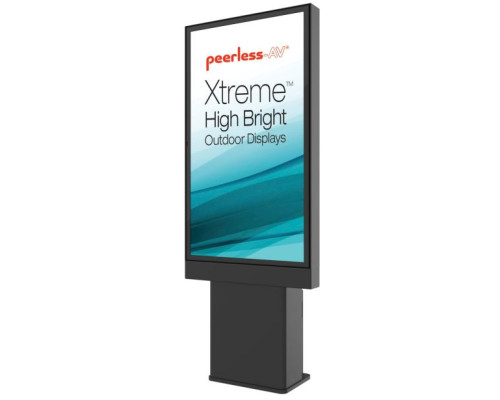 Peerless-AV KOF555-1XHB Outdoor Digital Menu Board, Supports (1) 55' Xtreme High Bright Outdoor Display