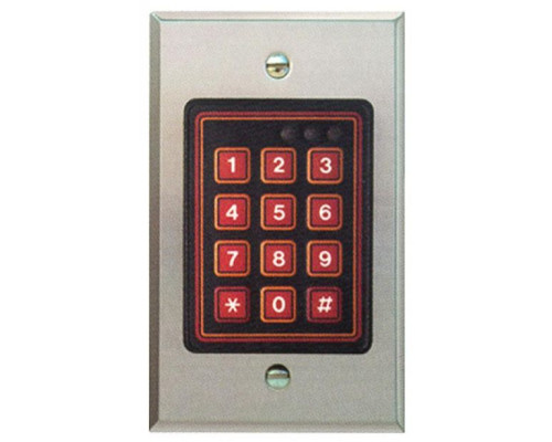 Alpha AL-232W Flush Mount Weather-Resistance Keypad 1 Gang