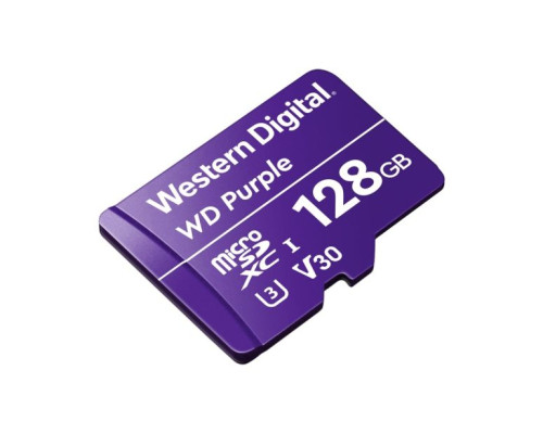 Avycon AVY-WDD128G1P0C WD Purple Surveillance 24/7 Drive, MicroSD Card, 128GB Capacity