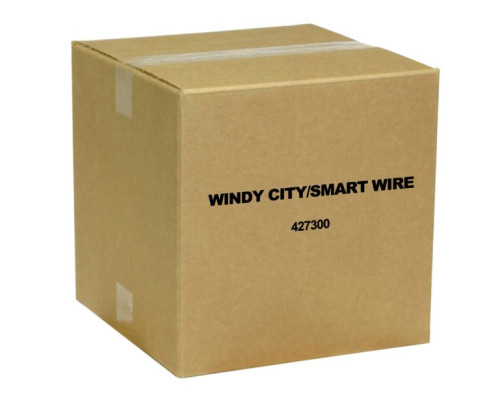 Windy City/Smart Wire 427300 4 Conductor 18 AWG Bare Copper Non-Shielded CMR Cable with Gray Jacket, 1000'