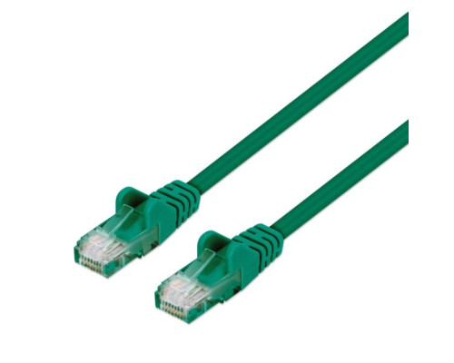 Intellinet 743426 Cat6 U/UTP Slim Network Patch Cable, 5 Feet, Green