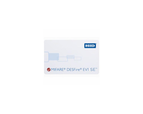 HID 3700CPGGMN 370 iCLASS-SE MIFARE DESFire EV1 Smart Cards, Standard PVC, 8K Bytes Memory