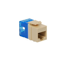 ICC IC1078F5IV HD CAT 5e Keystone Jack, Ivory