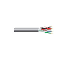 West Penn 373GY1000 22/6 Solid Tinned Copper Conductor Communication Cable, Gray, 1000'