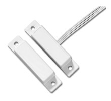 Interlogix 1082-G Surface Screw Mount Contact Wire Lead Grey, 1in Gap