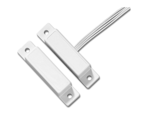 Interlogix 1082-G Surface Screw Mount Contact Wire Lead Grey, 1in Gap