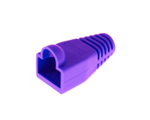 Platinum Tools 105078 RJ45 Boot, 6.0 mm Max OD, Purple 100 Pack