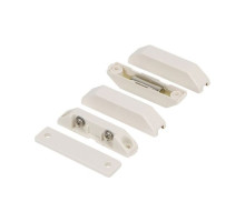 Nascom N282TXGW-STHS Surface Mount Terminal High Security Switch / Magnet Set, Low Profile, Beveled Cover Spacers, White