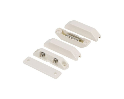 Nascom N282TXGW-STHS Surface Mount Terminal High Security Switch / Magnet Set, Low Profile, Beveled Cover Spacers, White