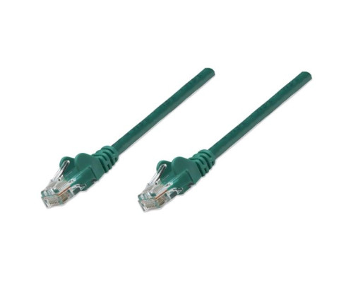 Intellinet 740326 Network Cable, Cat6, UTP 100% Copper, RJ45 Male / RJ45 Male, 22.5 m (75 ft.), Green