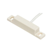 Nascom N35WGW-SW Stick on Switch, Breakoff End Mounting Flange, Center Wire Leads, White