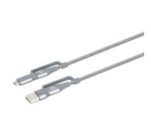 Manhattan 390606 4-in-1 Charge & Sync USB Cable