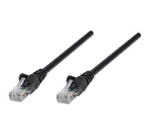 Intellinet 740005 IEC-C5-BK-35 Network Cable, Cat5e, UTP, 100% Copper, RJ45 Male / RJ45 Male, 10.5 m (35 ft.), Black