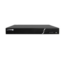 Speco H6HRLN12TB 6 Channel Hybrid Recorder 4 Hybrid (TVI or IP) + 2 IP, NDAA, 12TB