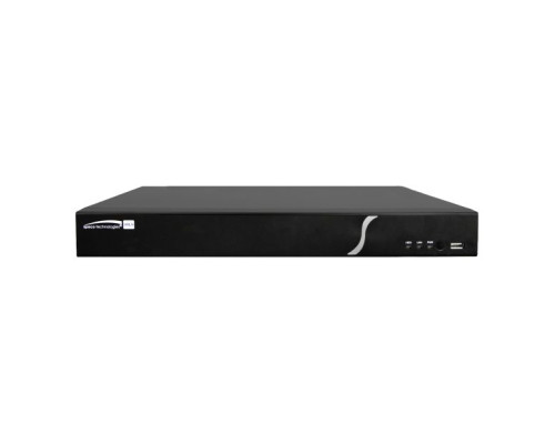 Speco H6HRLN12TB 6 Channel Hybrid Recorder 4 Hybrid (TVI or IP) + 2 IP, NDAA, 12TB