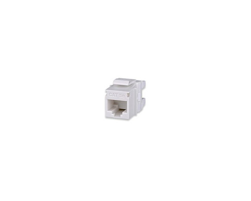 West Penn KJ458MT-C5E Category 5e MT-Series High-Density Keystone Jack, T568A/B, Light Ivory