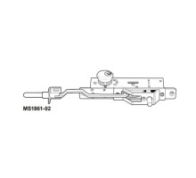 Adams Rite MS1861-02-603-IB Bottom Rail Deadlock with 2-1/4