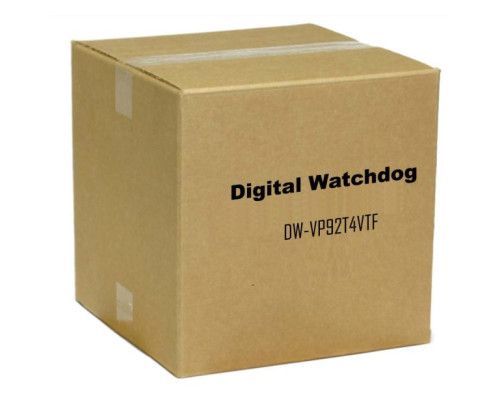 Digital Watchdog DW-VP92T4VTF 4 Megapixel Fixed Vandal Turret Cameras with 2TB HDD NVR