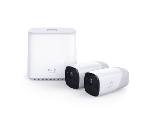 Eufy T88101D1 2.1 Megapixel Security Camera System with 2 Wireless Network Bullet Cameras